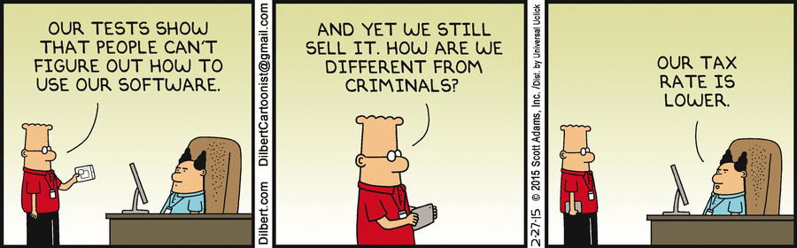 Selling Bad Software Is Like Crime